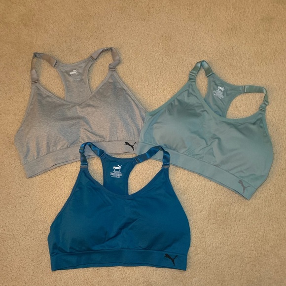 Puma Other - Puma Sports Bra Lot of 3 – Women’s XL – Racerback Adjustable Strap